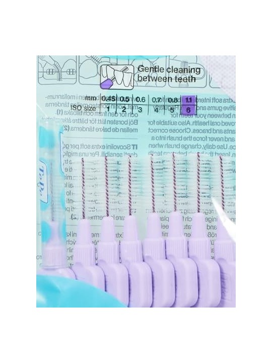 TePe Extra Soft Interdental Brushes 6 Purple 1,1 mm 8 pcs