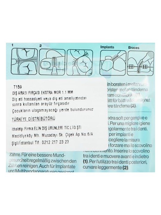 TePe Extra Soft Interdental Brushes 6 Purple 1,1 mm 8 pcs