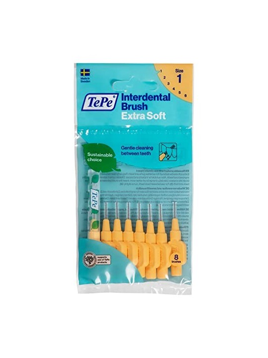 Spazzolini interdentali Extra Soft 0,45 mm 8 pz Arancione