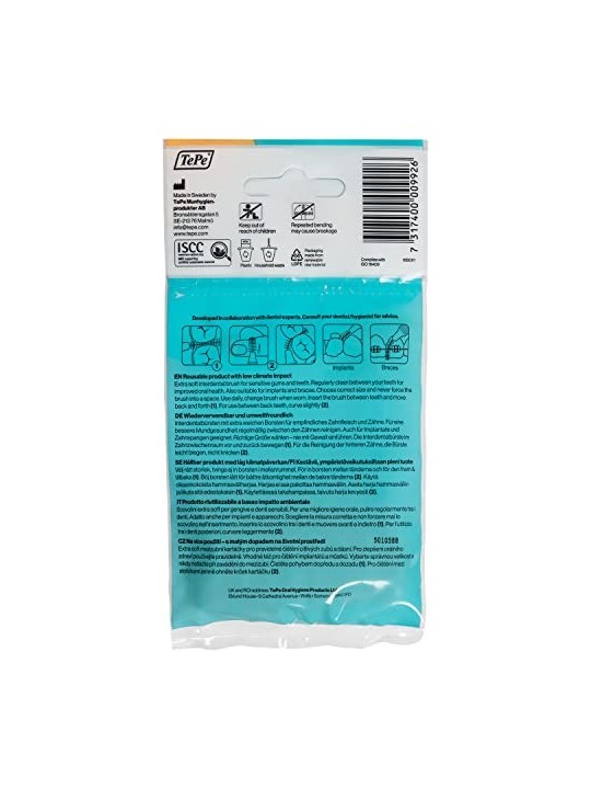 Spazzolini interdentali Extra Soft 0,45 mm 8 pz Arancione