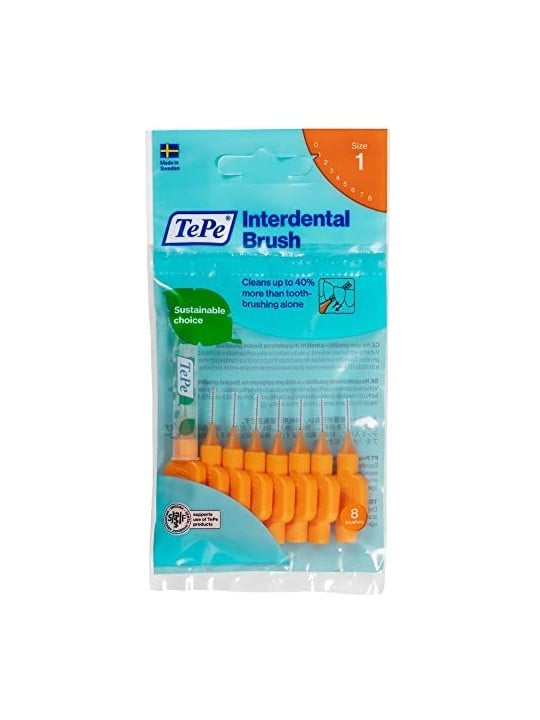 TePe Angle Interdental Brushes 1 Orange