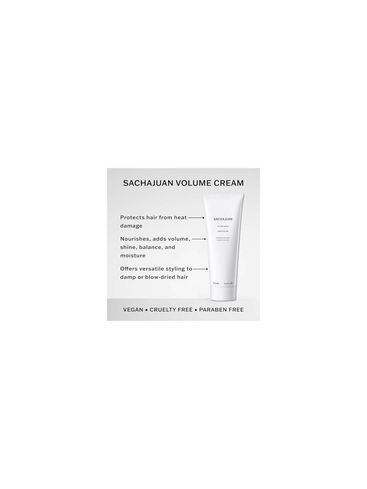 Crema volumizzante per capelli Sachajuan donna 125ml