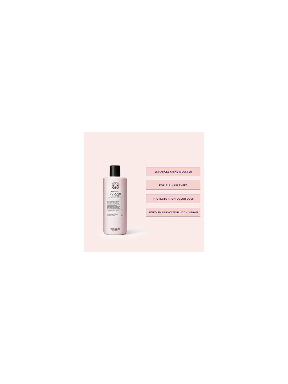Shampoo illuminante per capelli colorati Maria Nila Luminous Colour 350ml