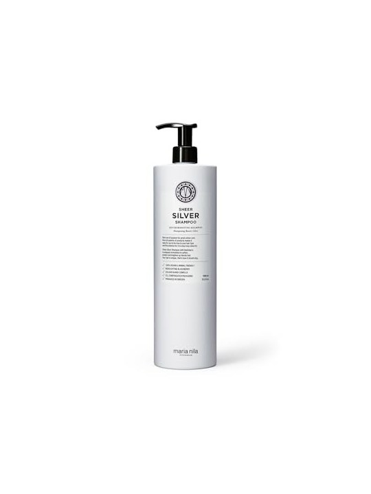 Maria Nila Sheer Silver Shampoo Shampoo che neutralizza i toni gialli dei capelli donna 1000ml