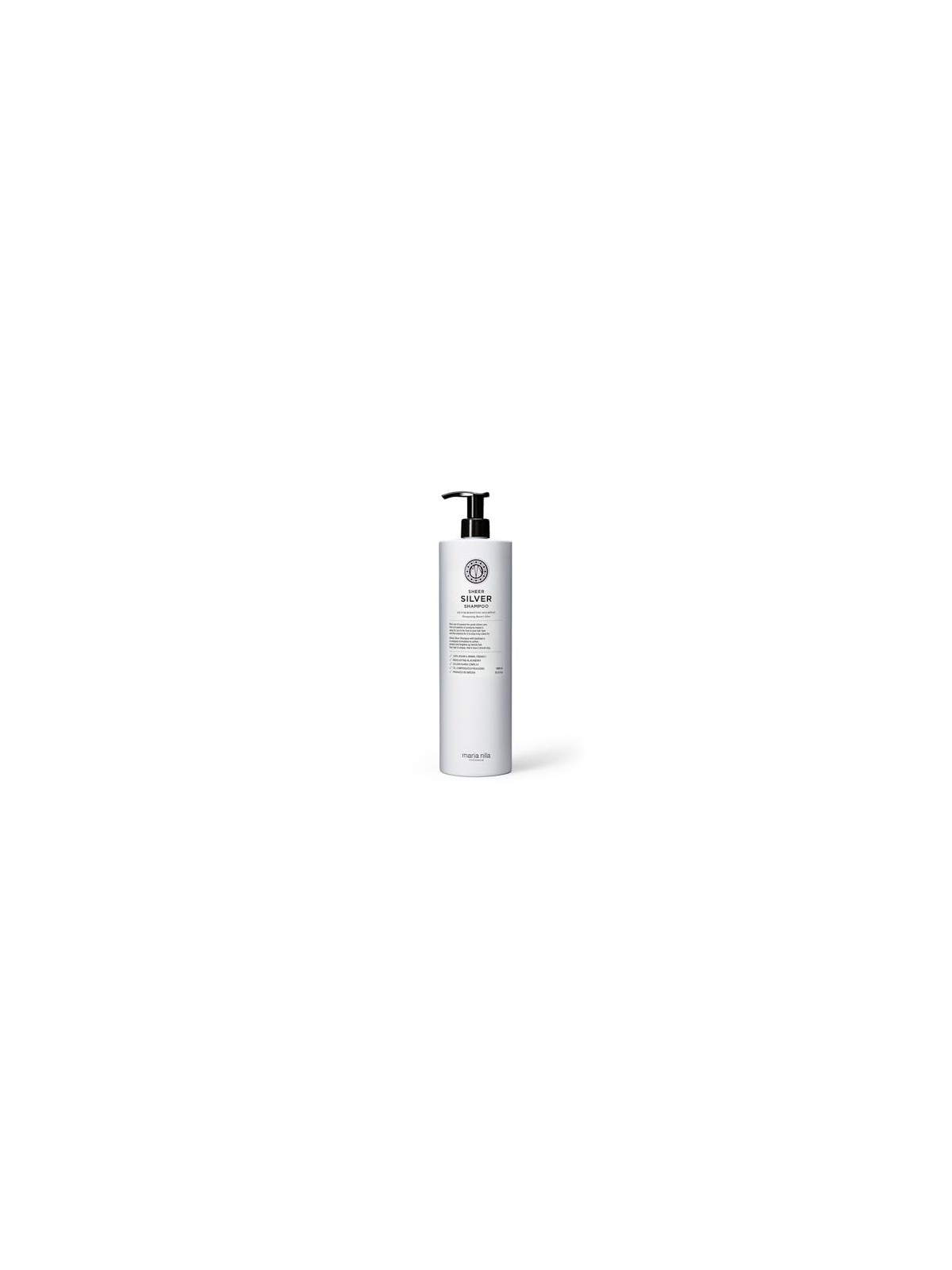 Maria Nila Sheer Silver Shampoo Shampoo che neutralizza i toni gialli dei capelli donna 1000ml