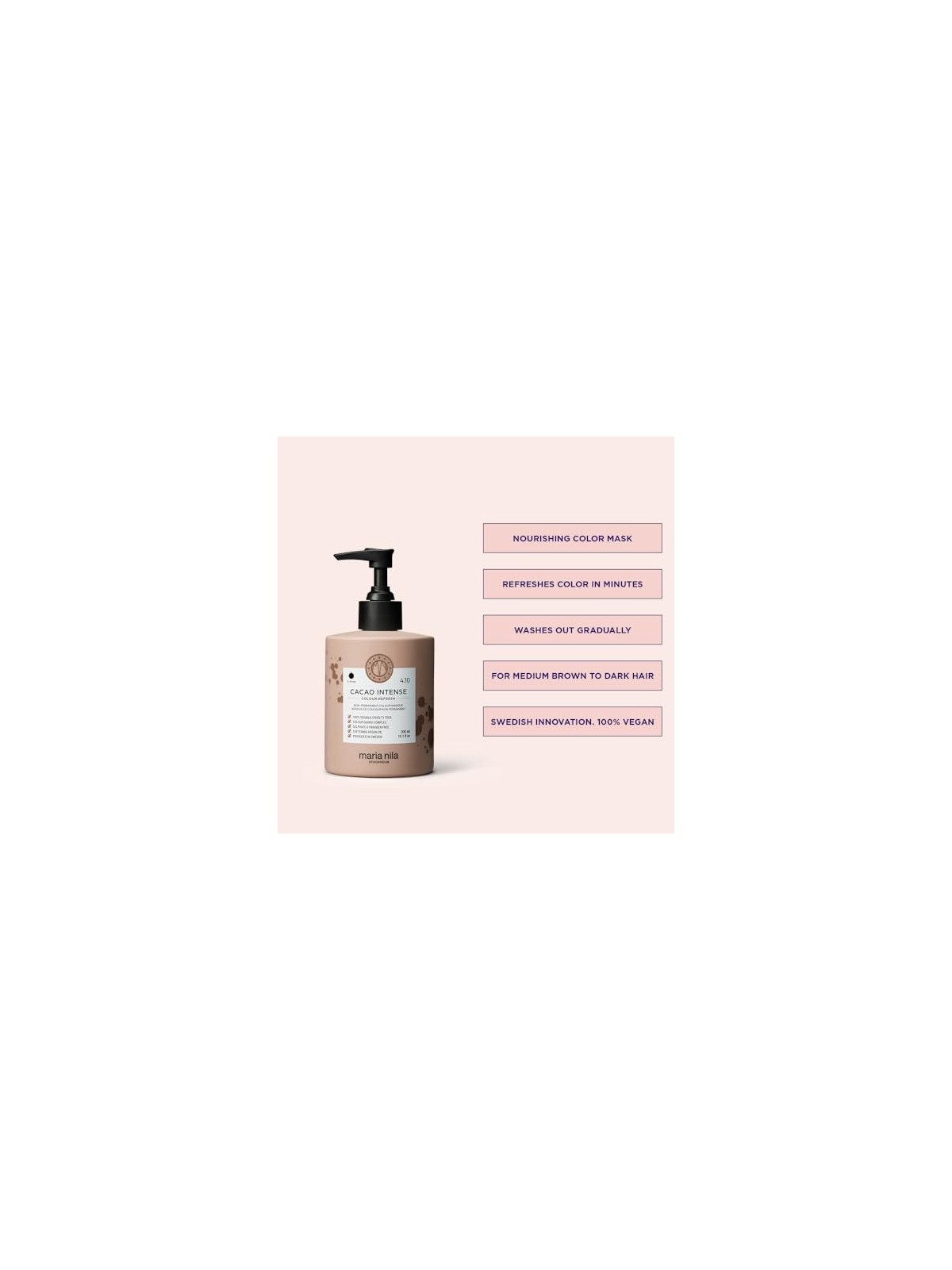 Maschera Colore Maria Nila 4.10 Cacao Intenso
