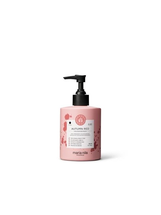 Maschera autunnale Rinfresca colore Rosso donna 300ml