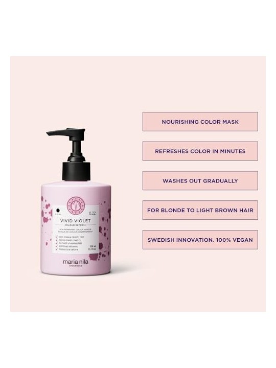 Maschera Refresh Colore Viola Vivido 300ml