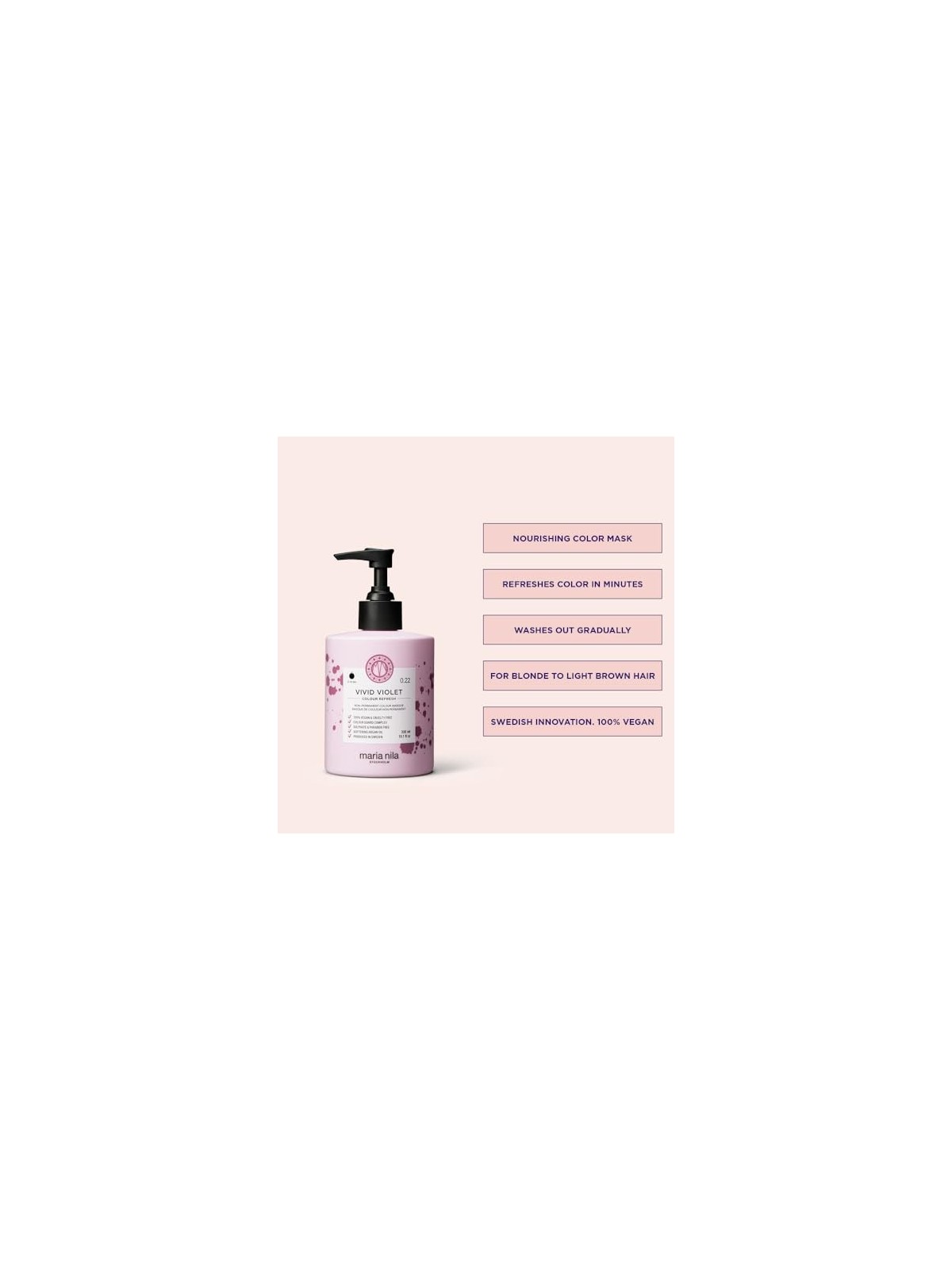 Maschera Refresh Colore Viola Vivido 300ml