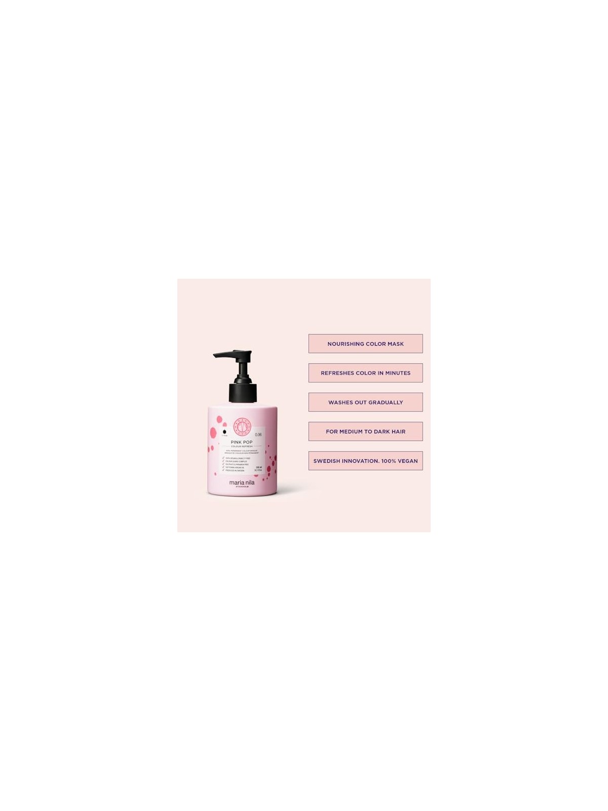 Maschera Rinfresca Colore Rosa Pop 300ml