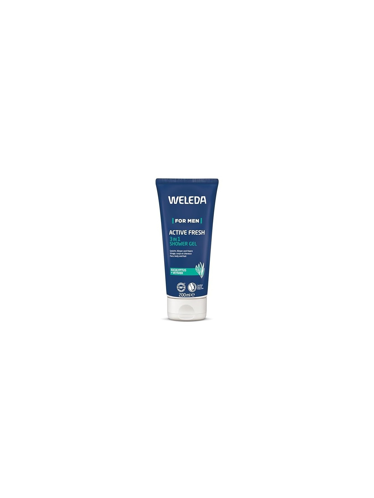 Weleda Men Active Fresh Invigorating Shower Gel uomo 200ml