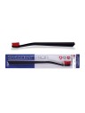 Spazzolino Swissdent COLOURS CLASSIC nero e rosso 1 unit unisex