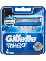 Gillette Mach 3 Turbo Spare Head 4 units