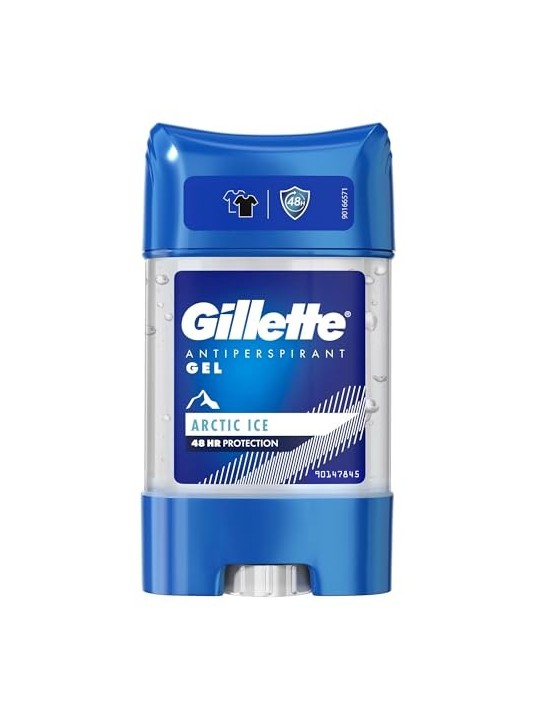 GILLETTE Endurance Gel antitraspirante ad alte prestazioni per uomo Arctic Ice 70ml