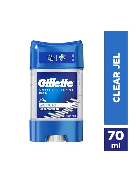 GILLETTE Endurance Gel antitraspirante ad alte prestazioni per uomo Arctic Ice 70ml