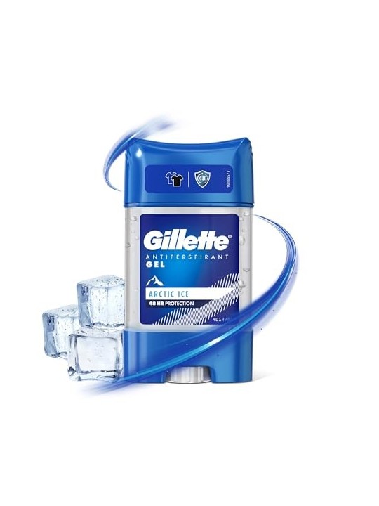 GILLETTE Endurance Gel antitraspirante ad alte prestazioni per uomo Arctic Ice 70ml