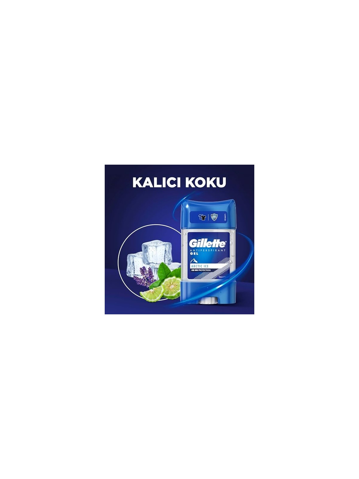 GILLETTE Endurance Gel antitraspirante ad alte prestazioni per uomo Arctic Ice 70ml