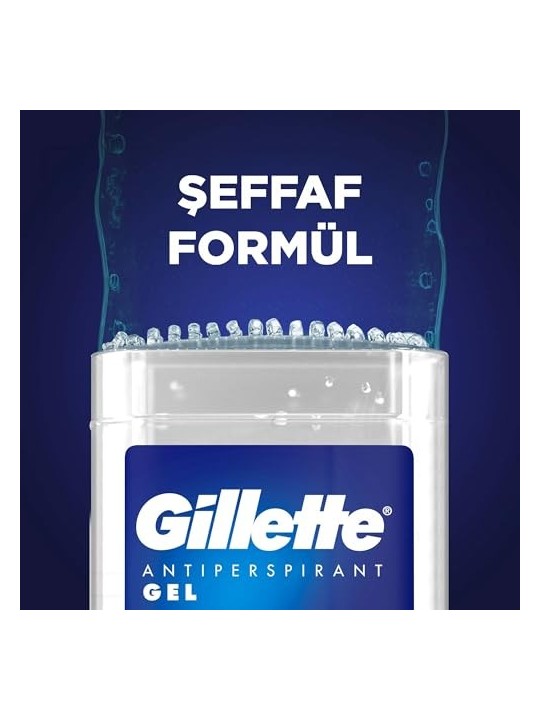 GILLETTE Endurance Gel antitraspirante ad alte prestazioni per uomo Arctic Ice 70ml