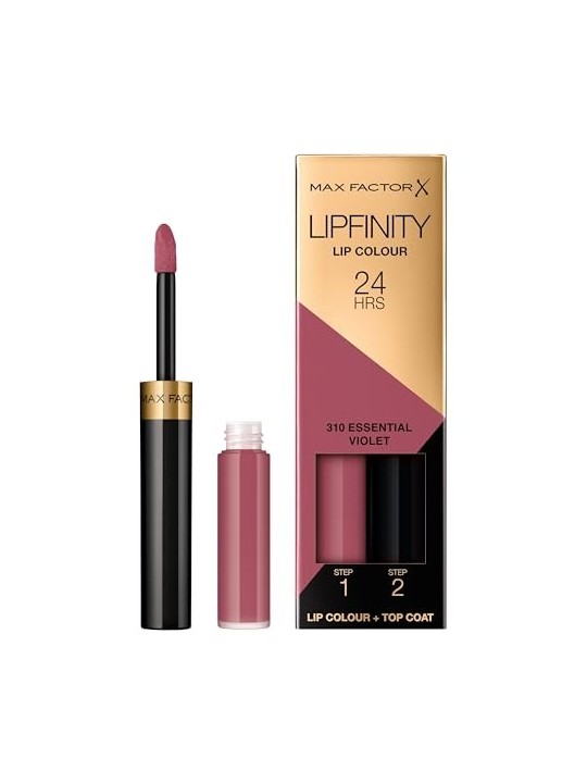 Max Factor Lipfinity 24HRS Rossetto a lunga tenuta 42 g donna 310 Essential Violet