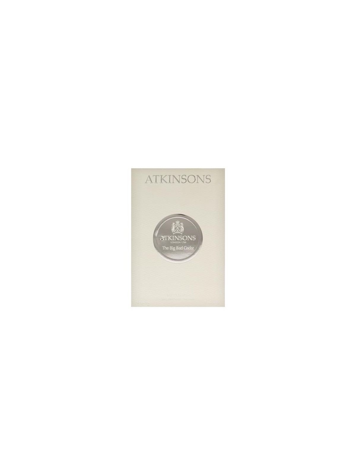 Atkinsons The Big Bad Cedar Eau De Parfum 100ml unisex