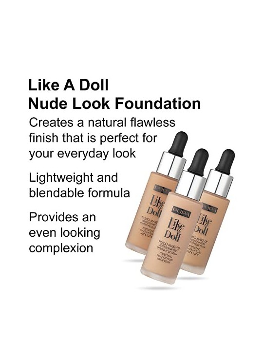 Pupa Like A Doll Fluid Make-Up SPF15 30ml 030 Natural Beige