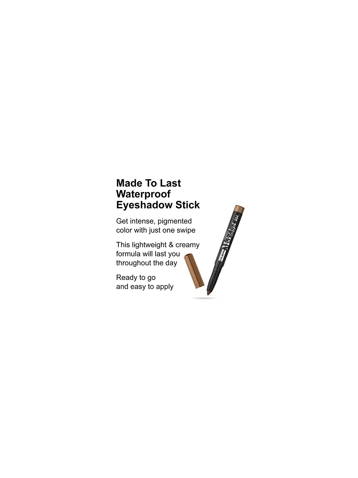 Ombretto Pupa Made To Last Waterproof 1,4g Golden Brown