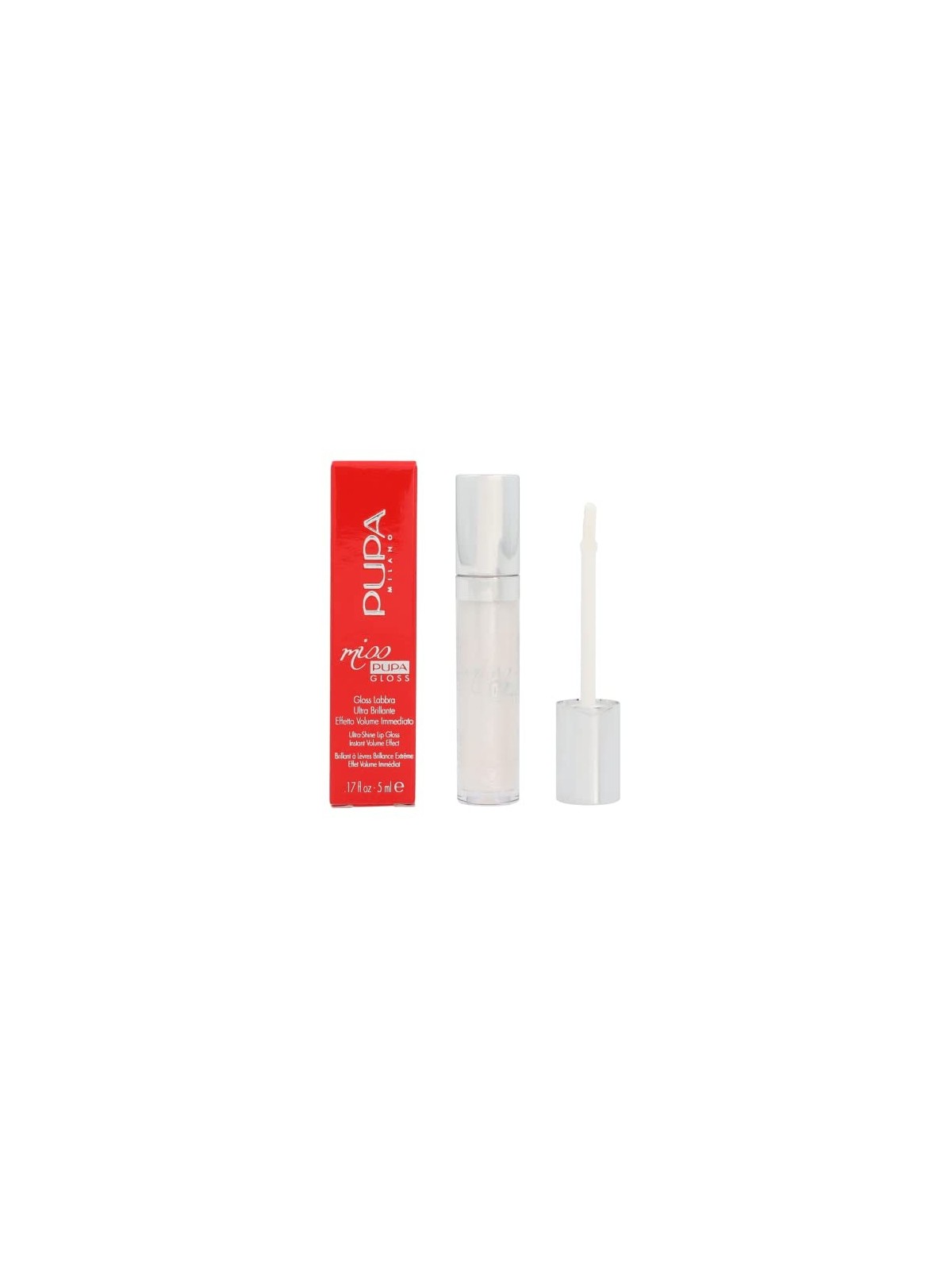 Pupa Miss Pupa Ultra-Shine Lip Gloss donna 5ml Numero 101 Pearly Clear