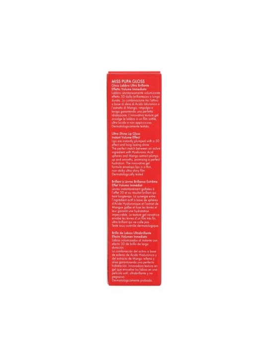 Pupa Miss Pupa Ultra-Shine Lip Gloss donna 5ml Numero 101 Pearly Clear