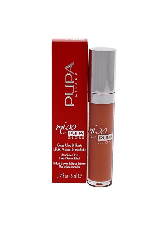 Miss Pupa Ultra-Shine Lip Gloss 201 Tender Apricot 5ml