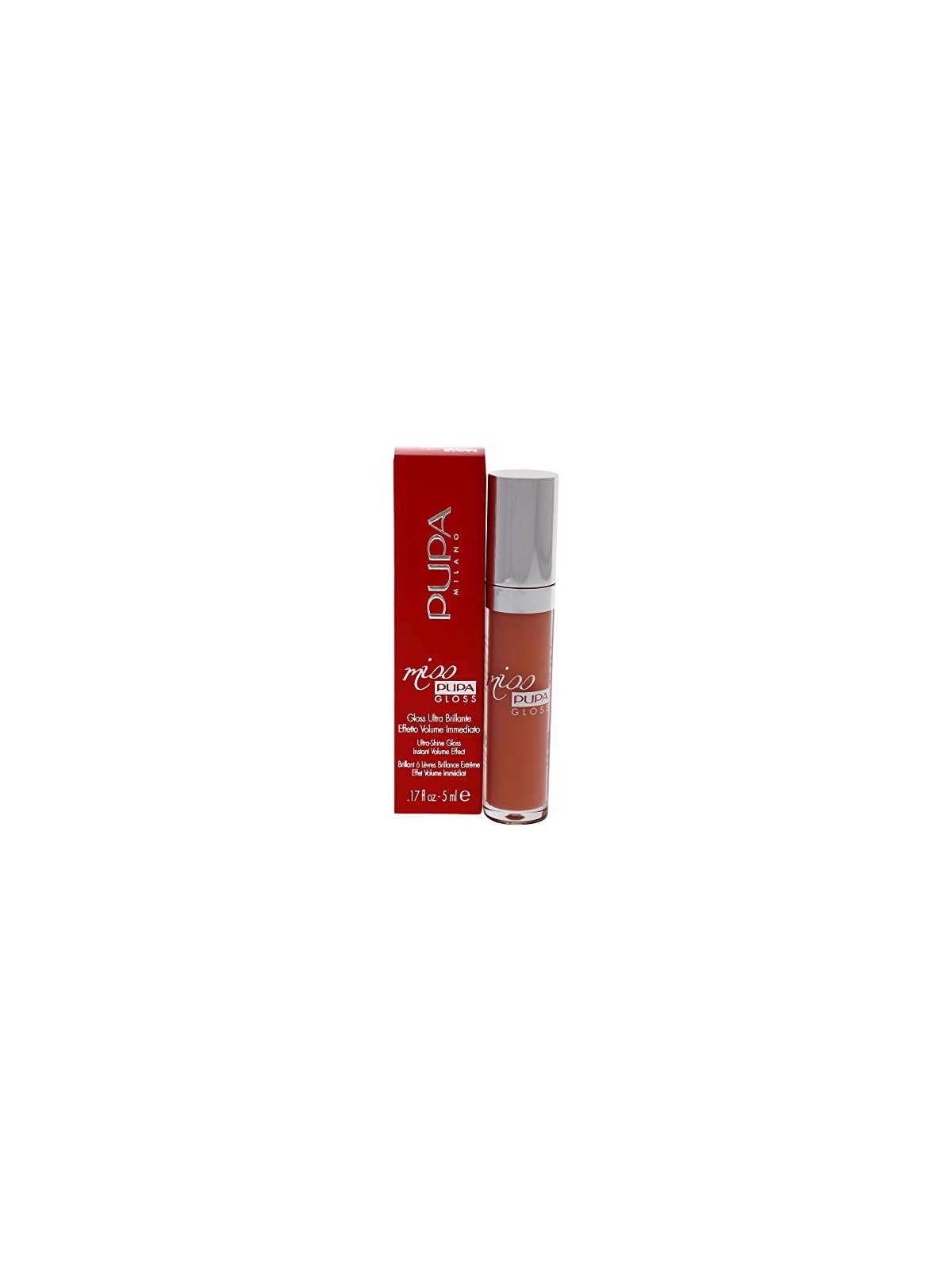 Miss Pupa Ultra-Shine Lip Gloss 201 Tender Apricot 5ml