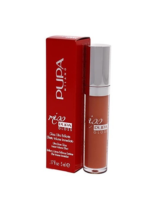 Miss Pupa Ultra-Shine Lip Gloss 201 Tender Apricot 5ml