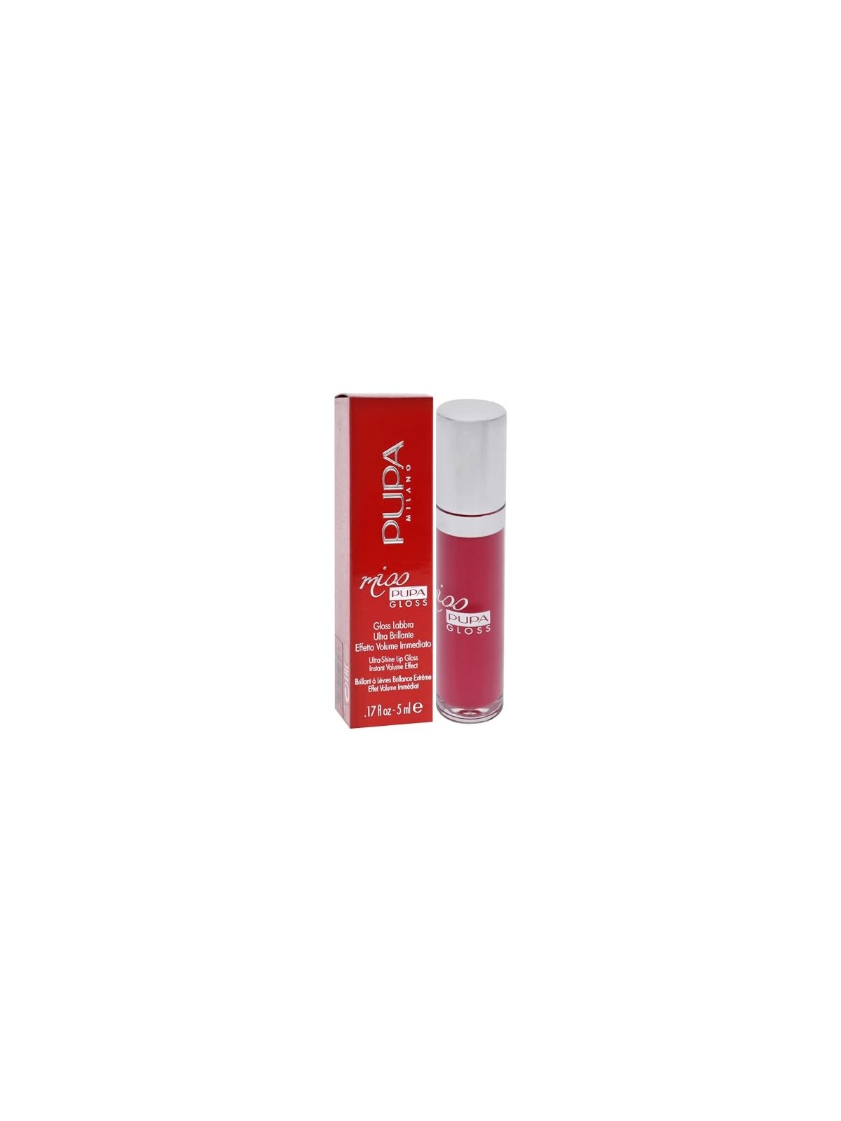 Pupa Miss Pupa Gloss Gloss ultra brillante effetto volume istantaneo 5 ml donna 303 Extreme Fuchsia