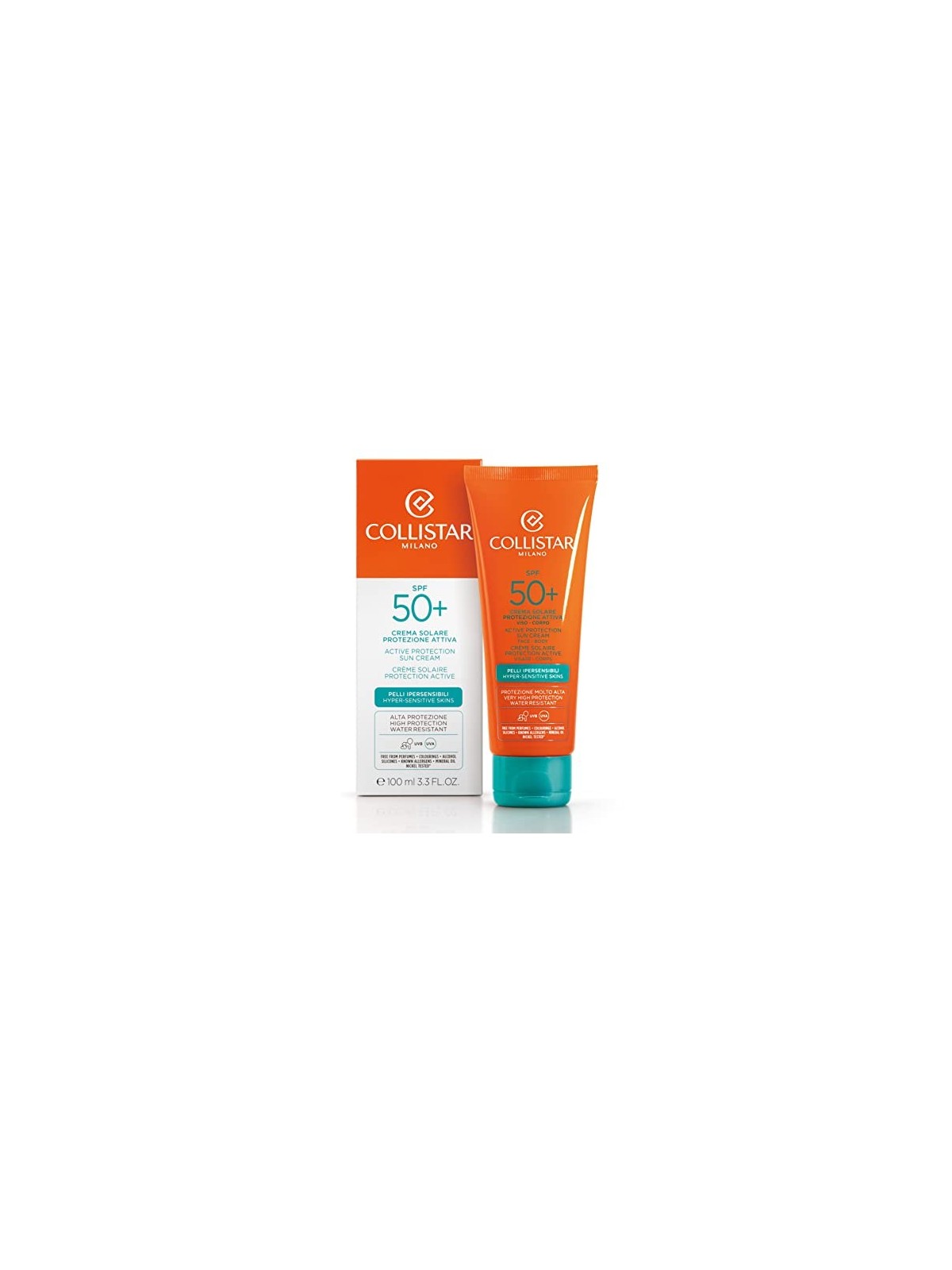 Collistar Active Protection Sun Cream SPF50 100ml