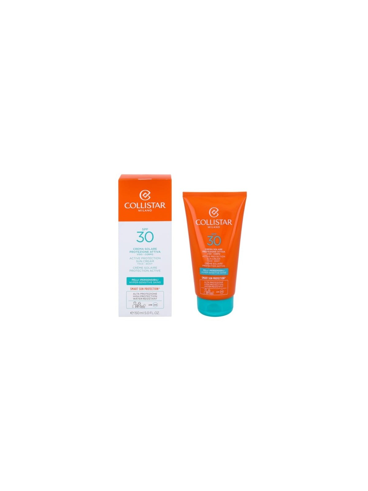 Crema solare attiva viso-corpo SPF30 Collistar 150ml