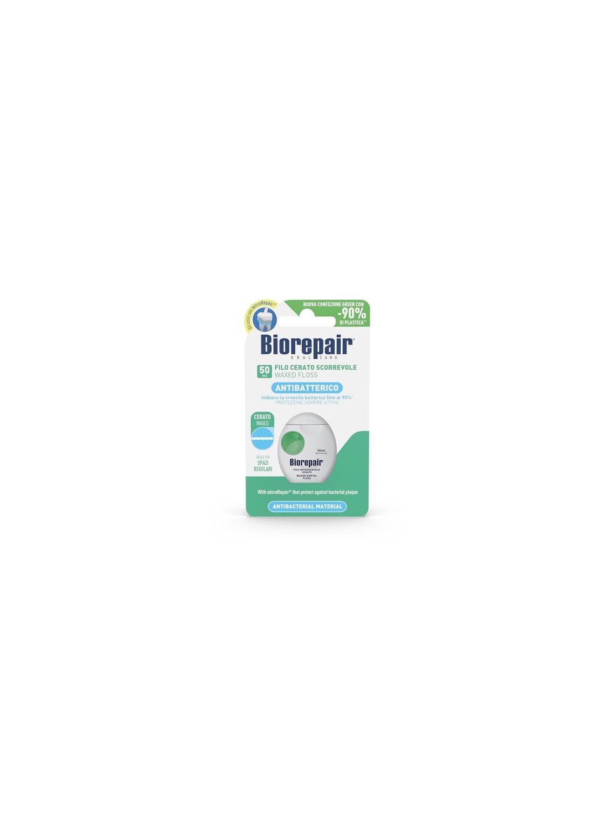 Biorepair Filo interdentale cerato antibatterico