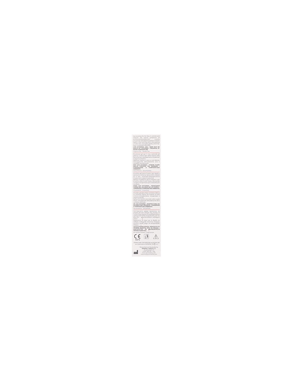 Endocare Rosacure Fast Emulsione Gel per il Viso 30ml Unisex