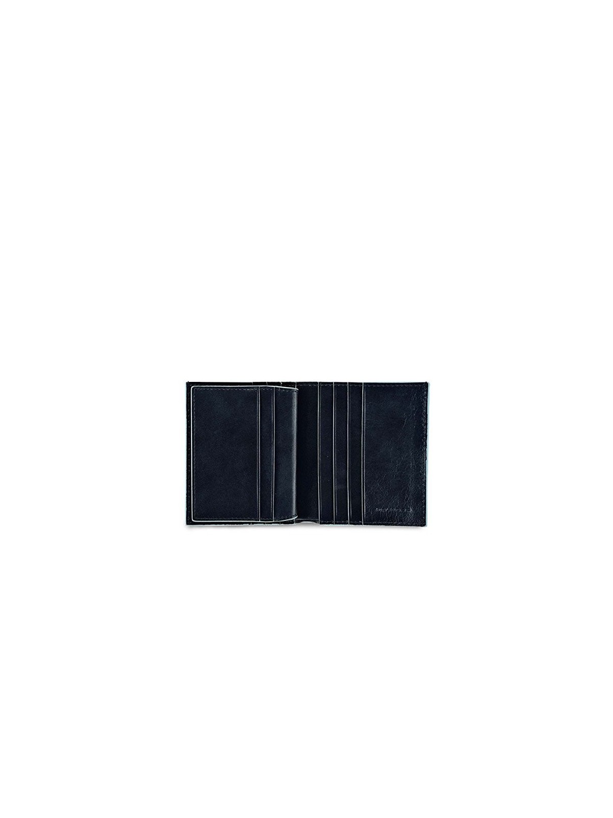 Piquadro Blue Square Polyester Card Holder Authentic Blue Unisex