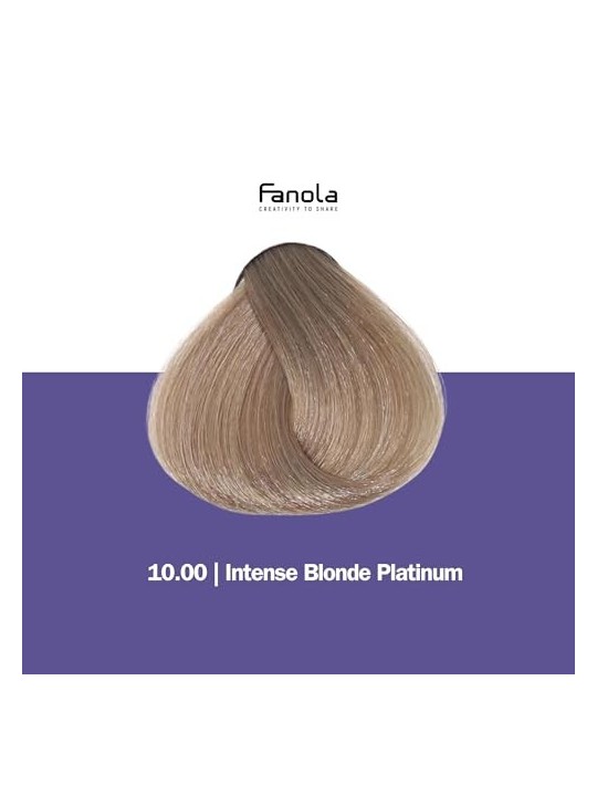 Fanola Crema Colore 10.00 Biondo Intenso Platino 100ml