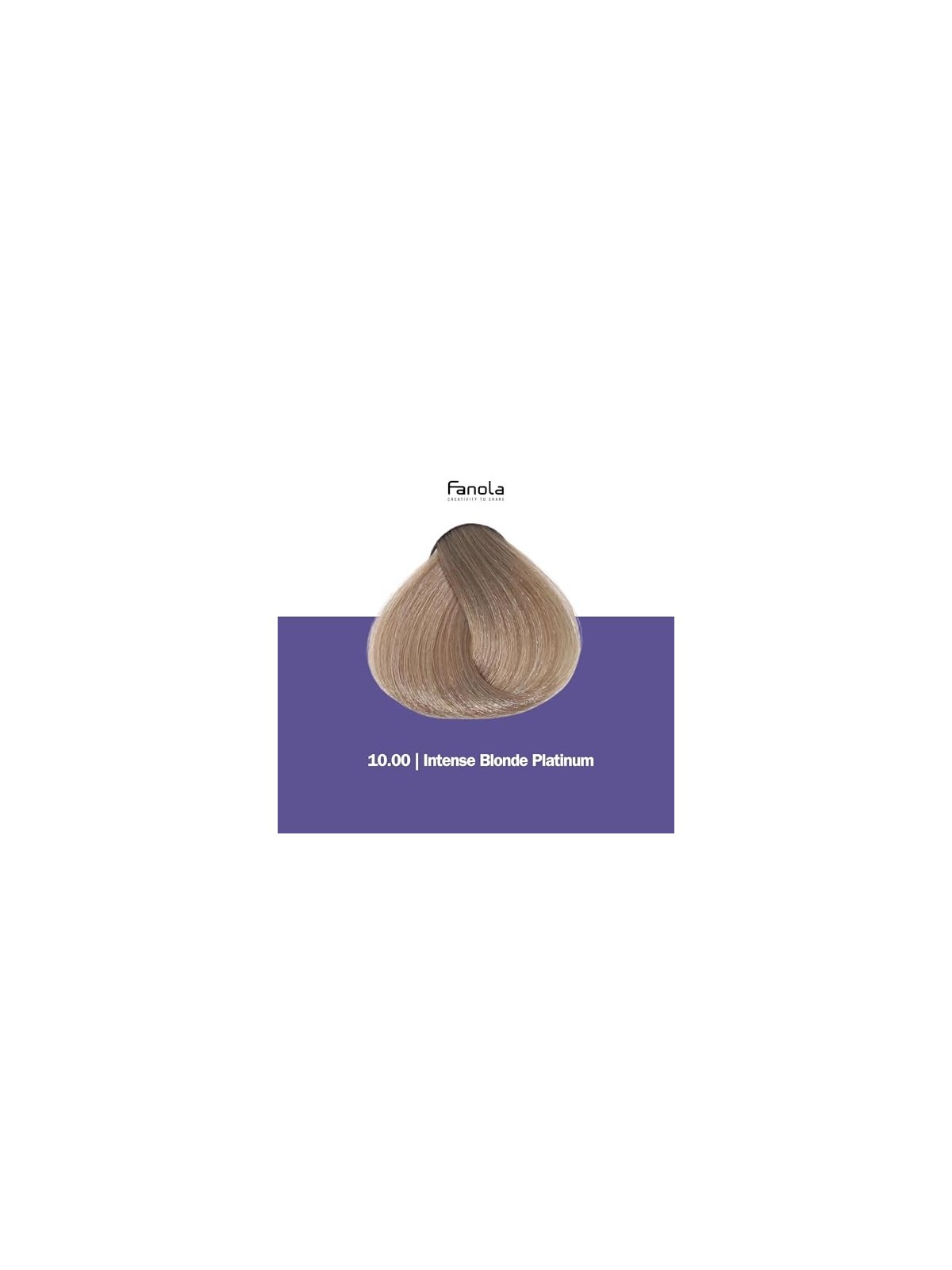 Fanola Crema Colore 10.00 Biondo Intenso Platino 100ml