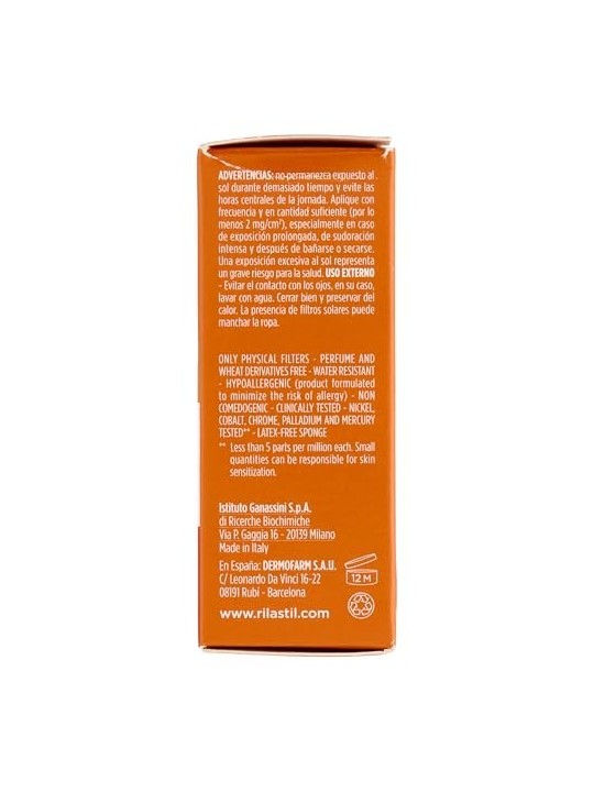 Rilastil SUN SYSTEM SPF50 Crema Compatta Bronzo Donna