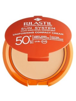 Rilastil SUN SYSTEM SPF50 crema compatta beige 10 gr donna