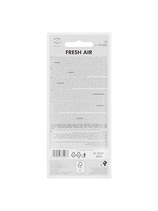 Mr & Mrs Fragrance Cesare Deodorante Per Auto Fresh Air 1 pz unisex