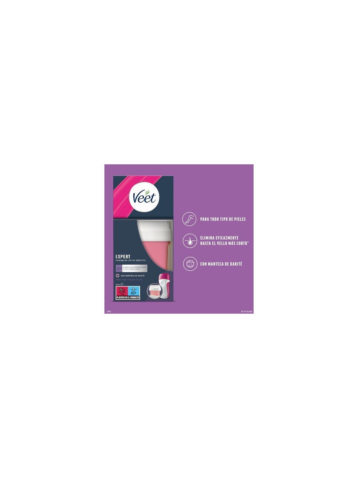 Veet EASY WAX rollon ricarica gambebraccia 50ml donna