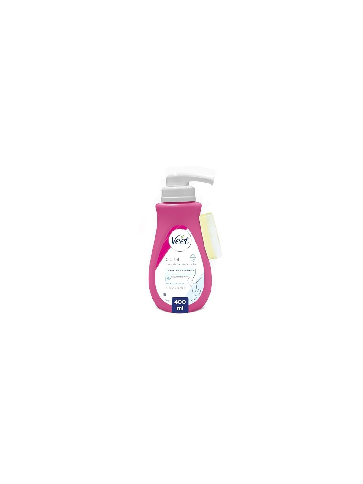Veet PURE SHOWER Sensitive Skin Depilatory Cream 400ml Women