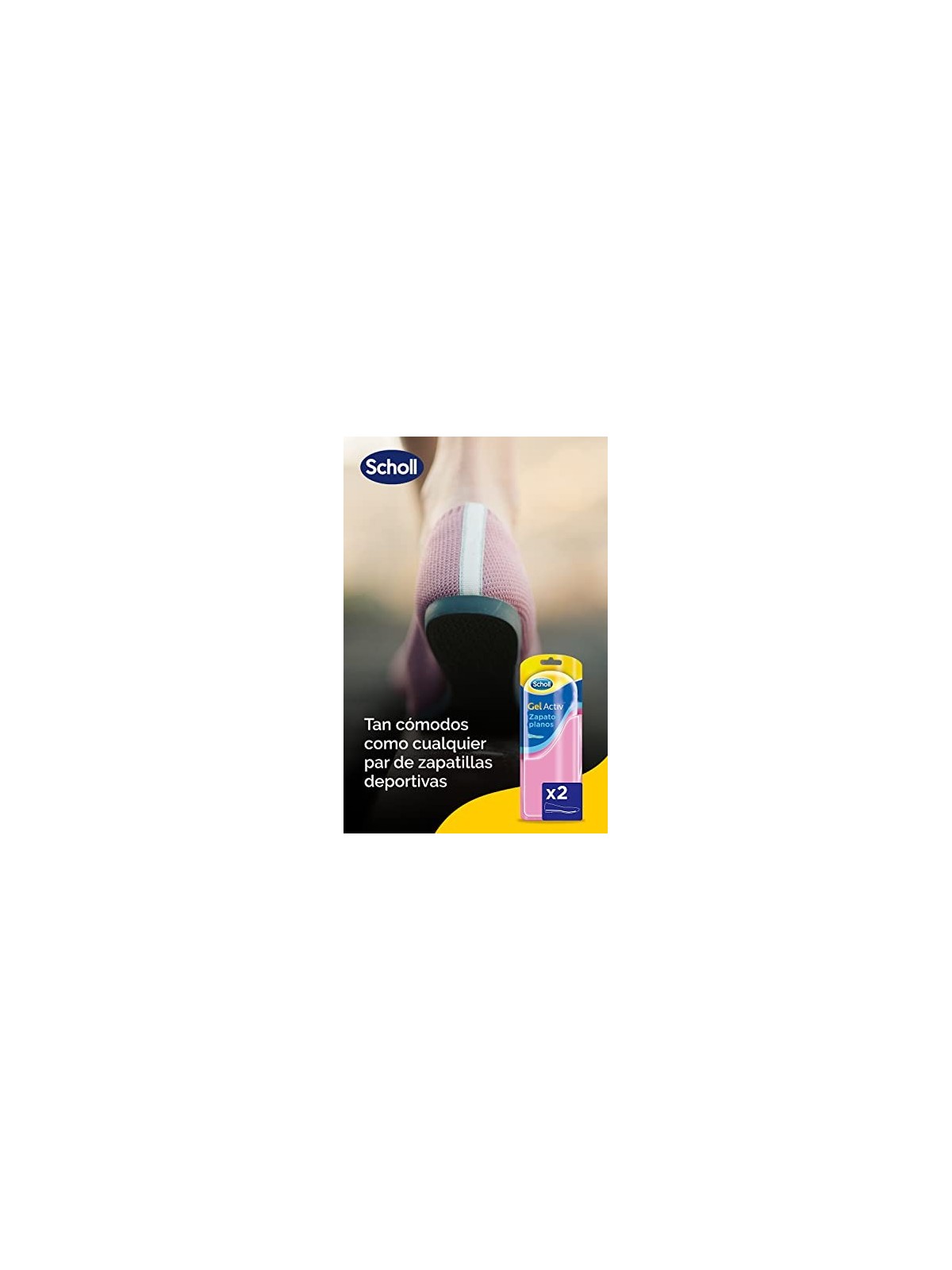 Scholl GelActive Solette per Scarpe Piatte Unisex Taglia 35405