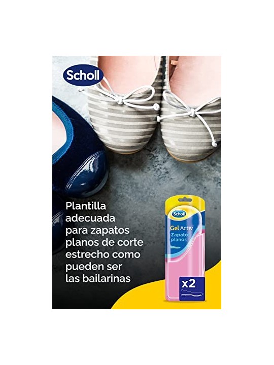 Scholl GelActive Solette per Scarpe Piatte Unisex Taglia 35405