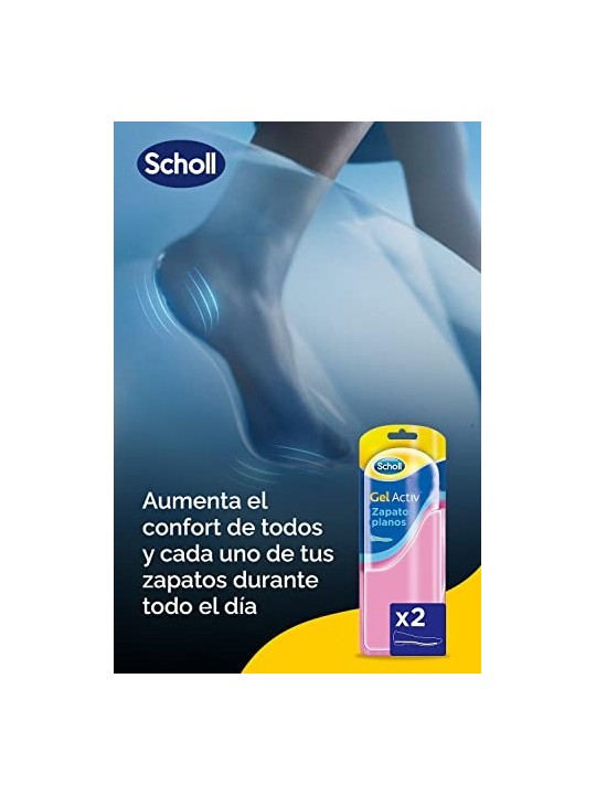 Scholl GelActive Solette per Scarpe Piatte Unisex Taglia 35405