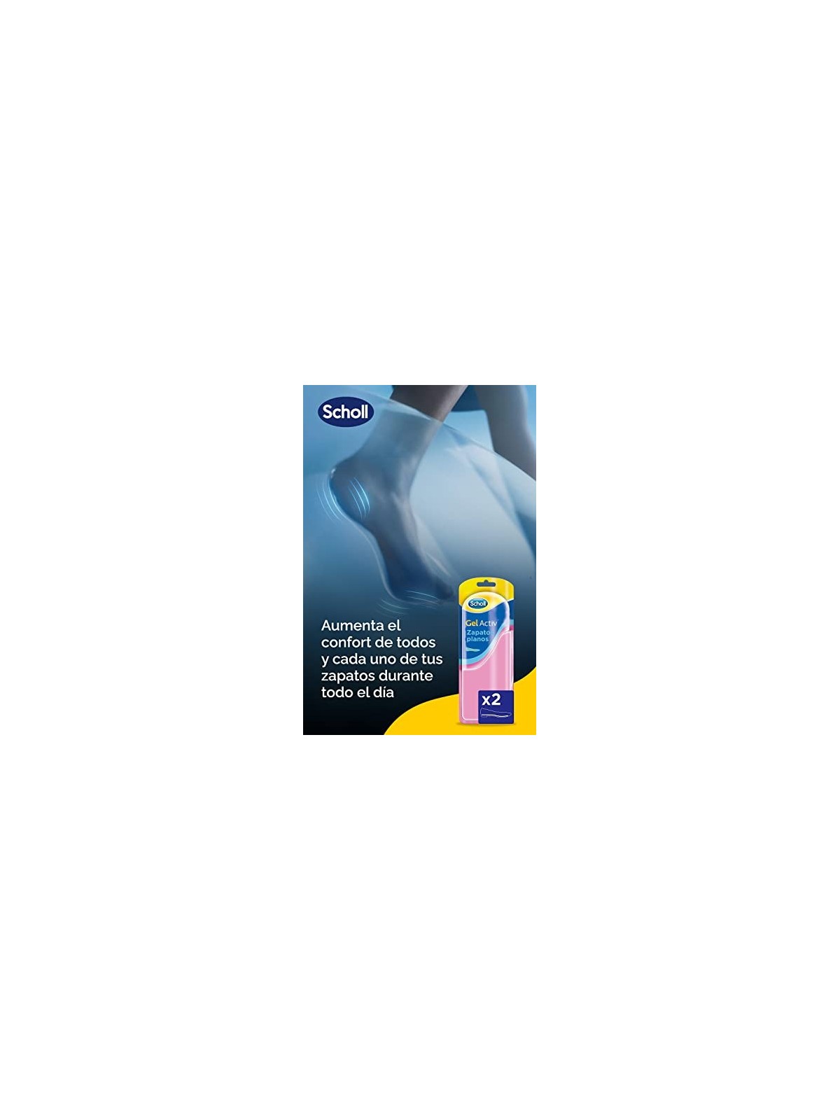 Scholl GelActive Solette per Scarpe Piatte Unisex Taglia 35405