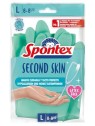 SPONTEX Guanti Second Skin Taglia L Unisex