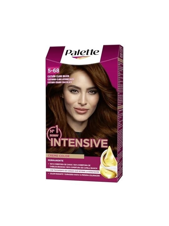 Schwarzkopf Palette Intensive Tinta 5.68 Castano Chiaro Rosso